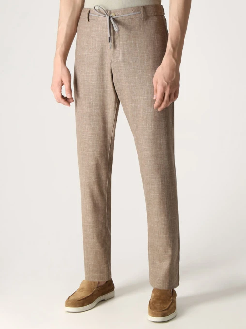 Брюки шерстяные CANALI