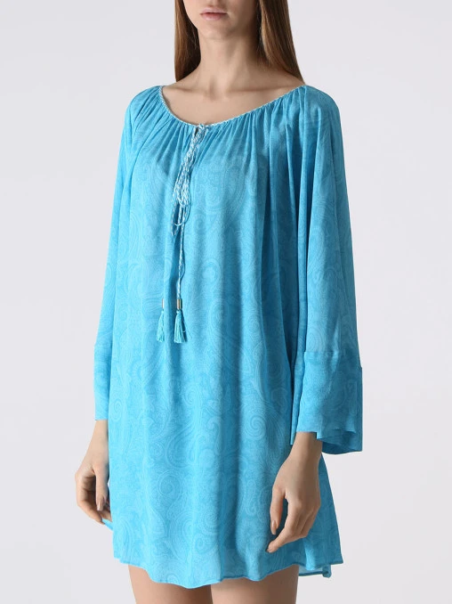 Туника из вискозы с принтом ETRO