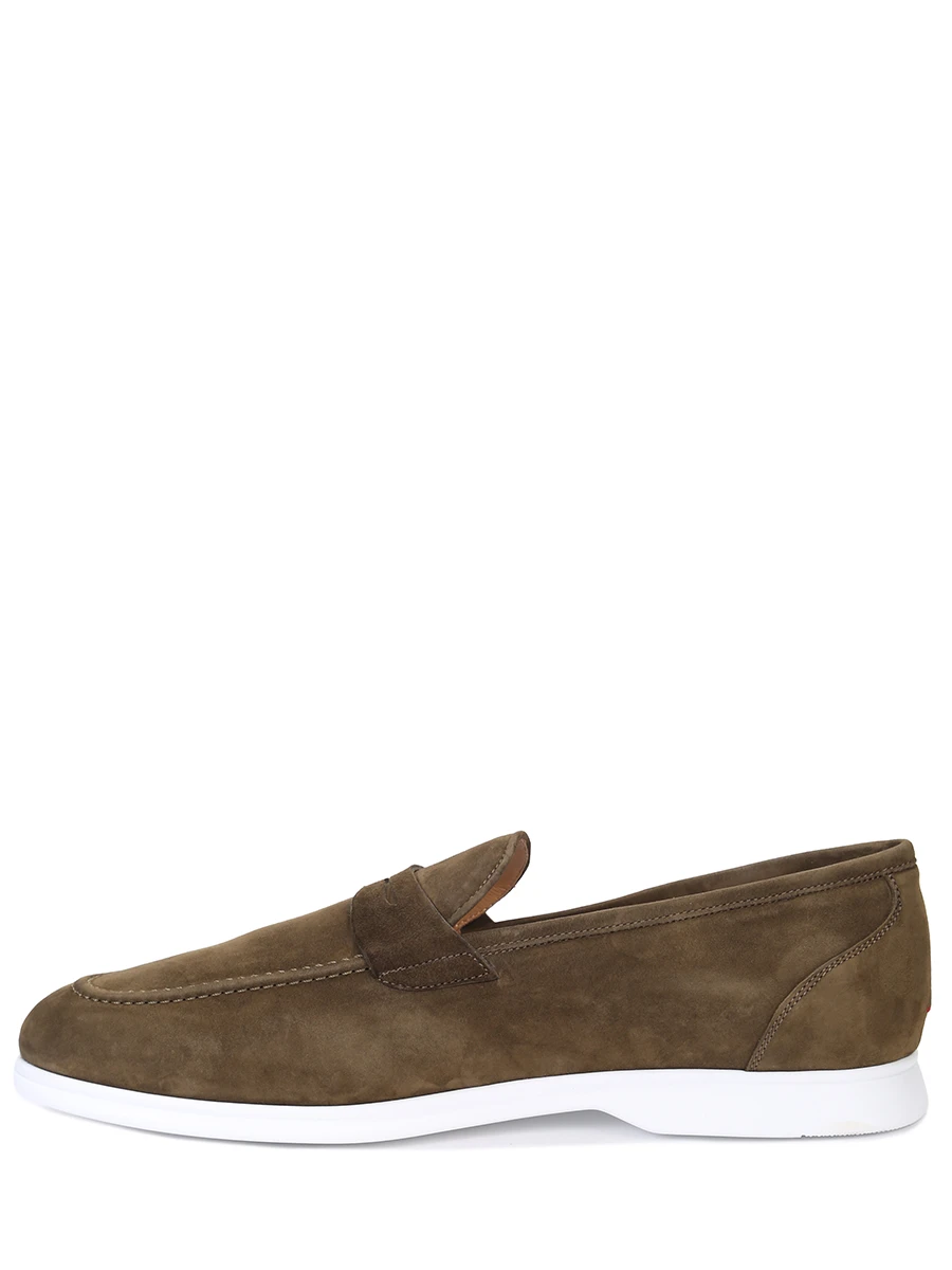 Лоферы замшевые