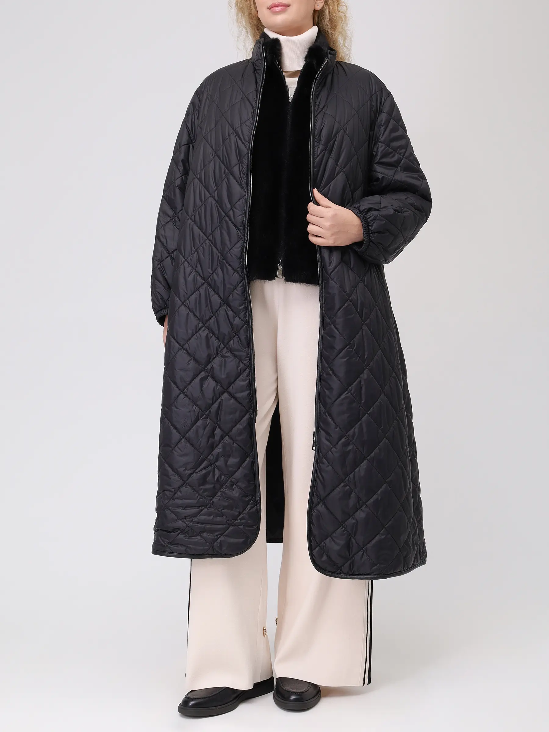 Жилет с мехом норки