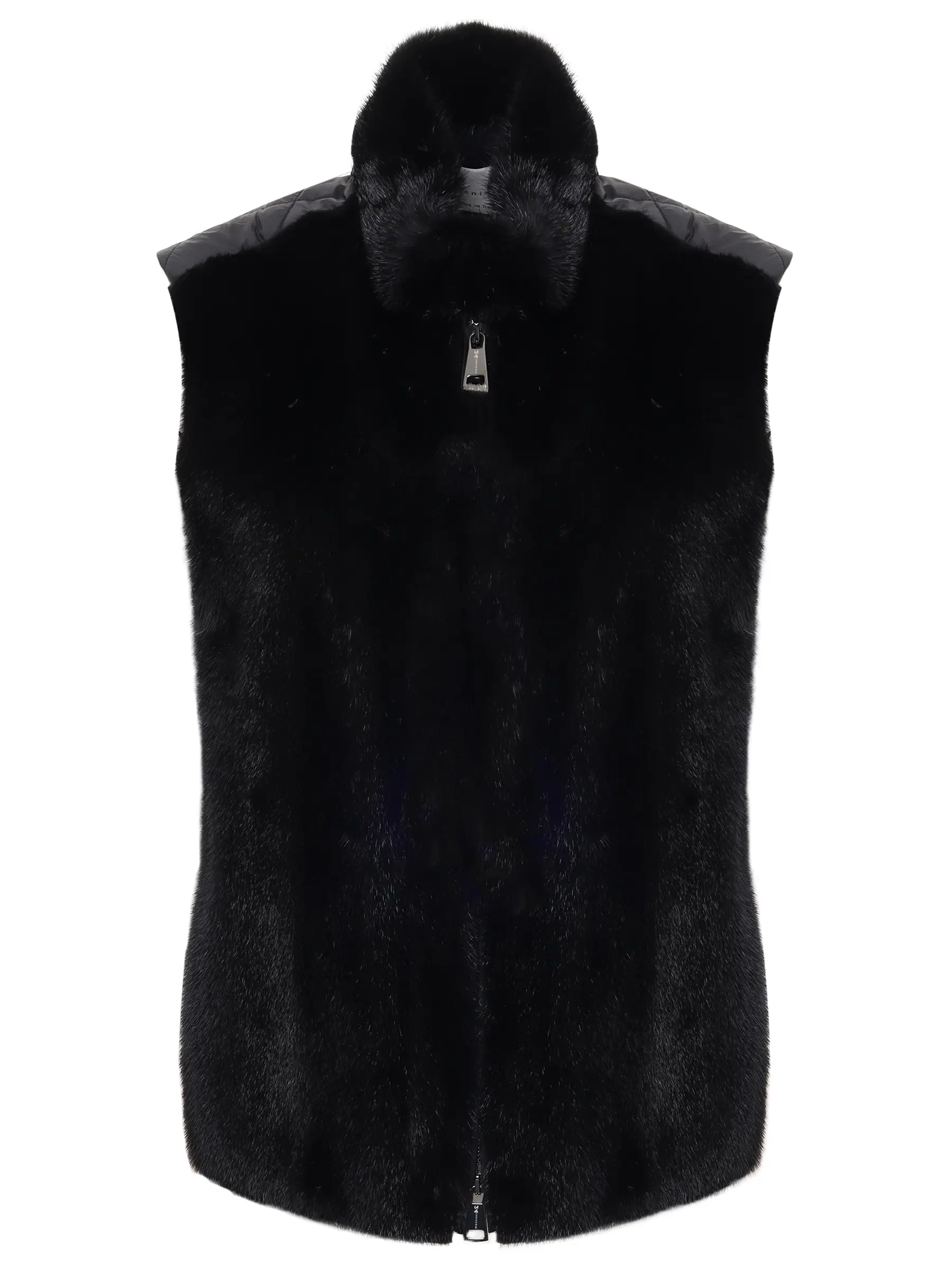 Жилет с мехом норки