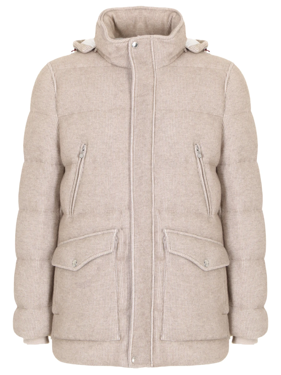 Пуховик кашемировый