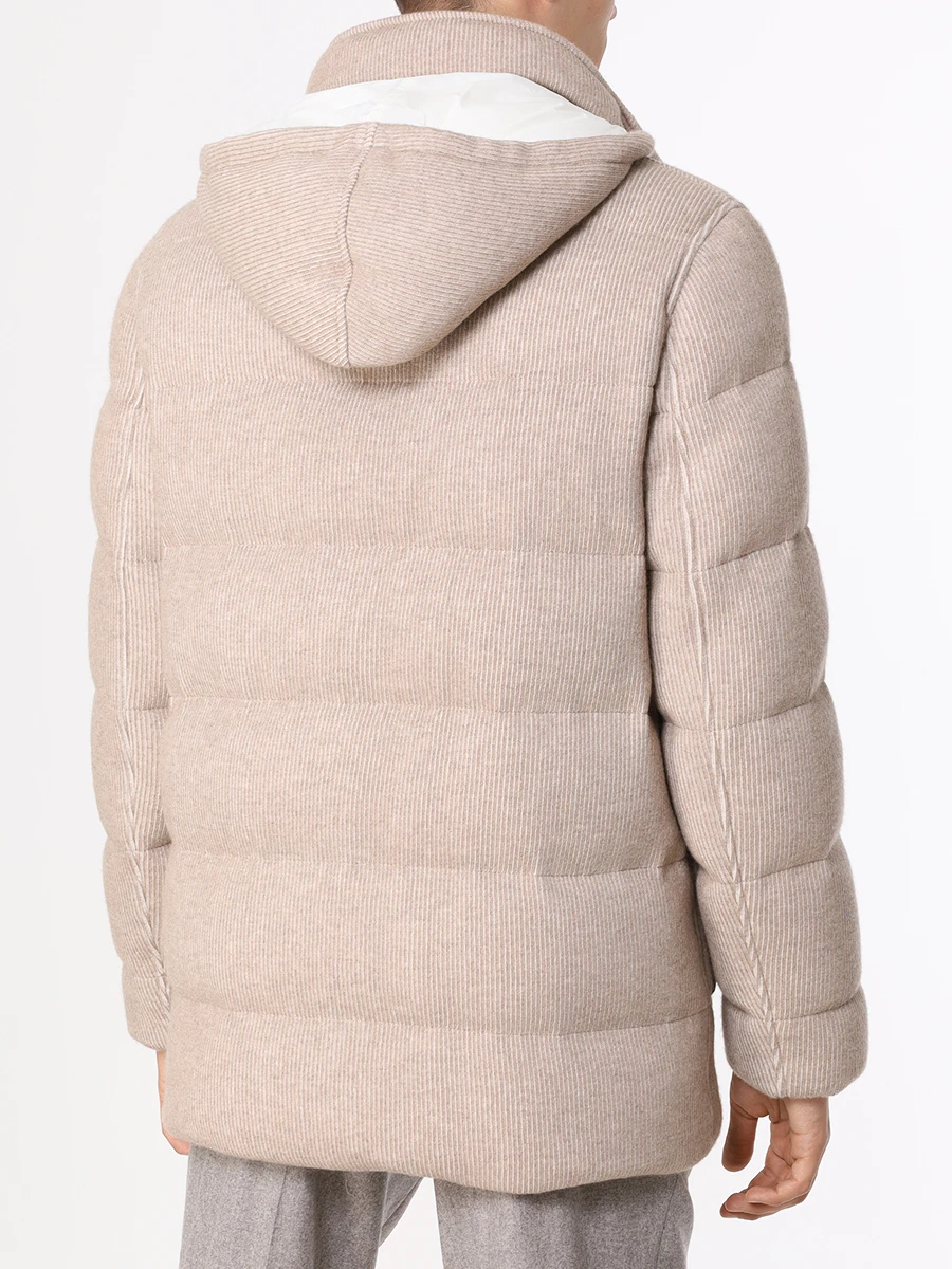 Пуховик кашемировый