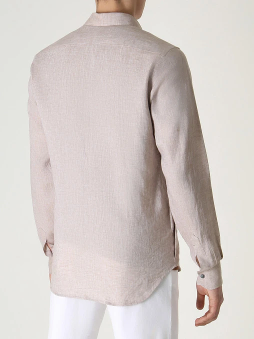 Рубашка Regular Fit льняная KITON