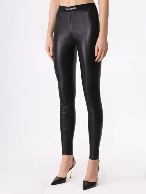 Леггинсы кожаные TOM FORD