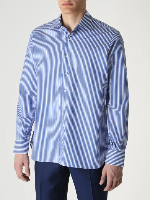 Рубашка Slim Fit хлопковая ROBERTO RICETTI