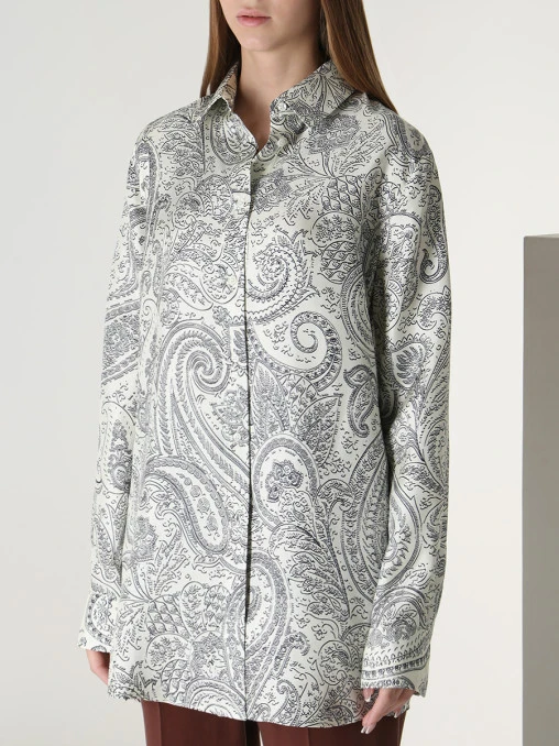 Рубашка шелковая ETRO