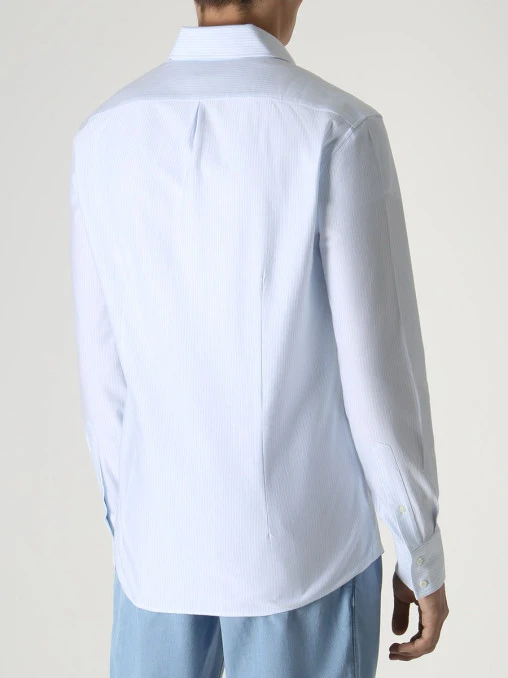 Рубашка Slim Fit хлопковая BRUNELLO CUCINELLI