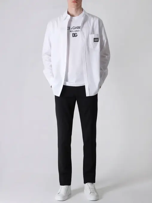 Рубашка хлопковая DOLCE & GABBANA