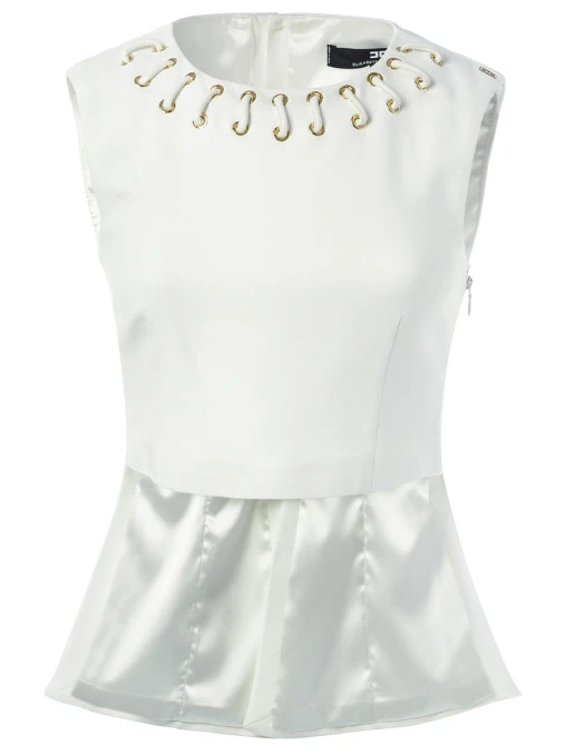Топ из вискозы ELISABETTA FRANCHI