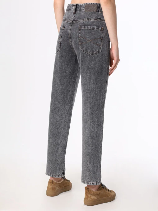 Джинсы хлопковые BRUNELLO CUCINELLI