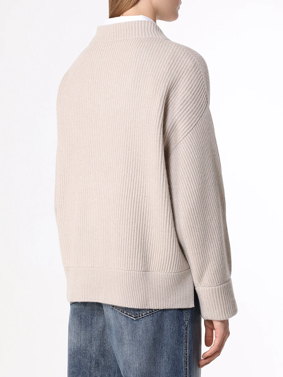 Пуловер кашемировый с люрексом