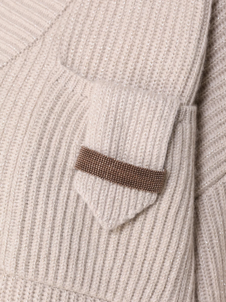 Пуловер кашемировый с люрексом