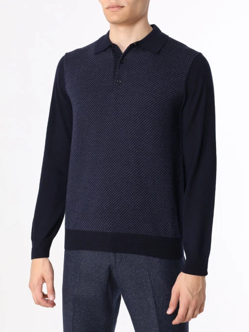 Поло шерстяное CANALI