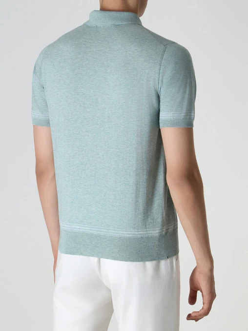 Поло хлопковое FIORONI CASHMERE