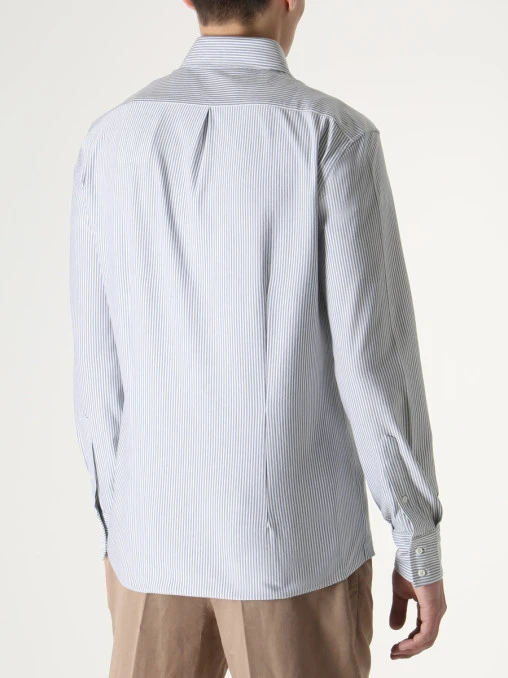 Рубашка Slim Fit хлопковая BRUNELLO CUCINELLI