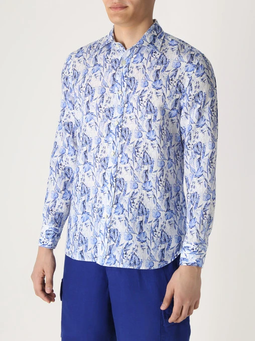 Рубашка Regular Fit льняная 120% LINO