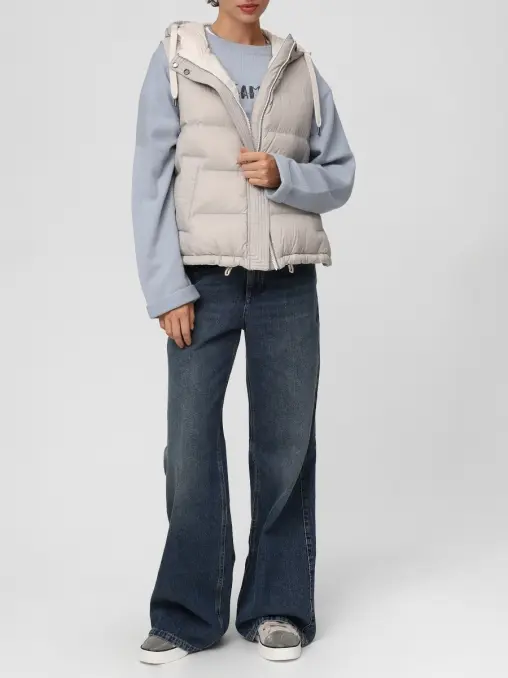 Жилет стеганый BRUNELLO CUCINELLI