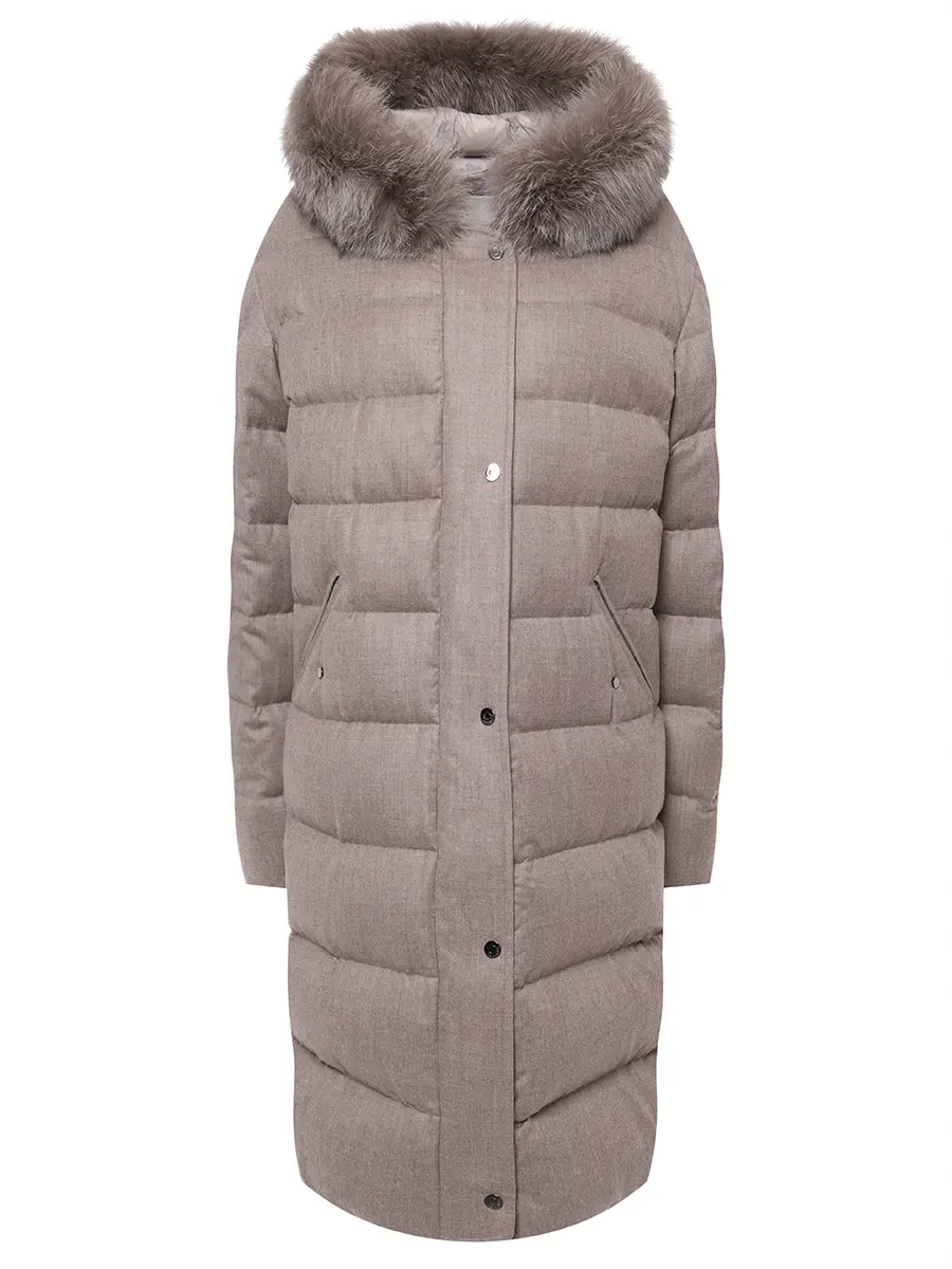 Пуховик стеганый