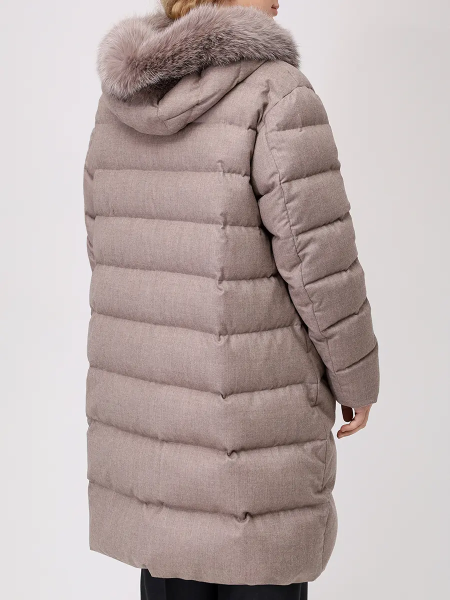 Пуховик стеганый