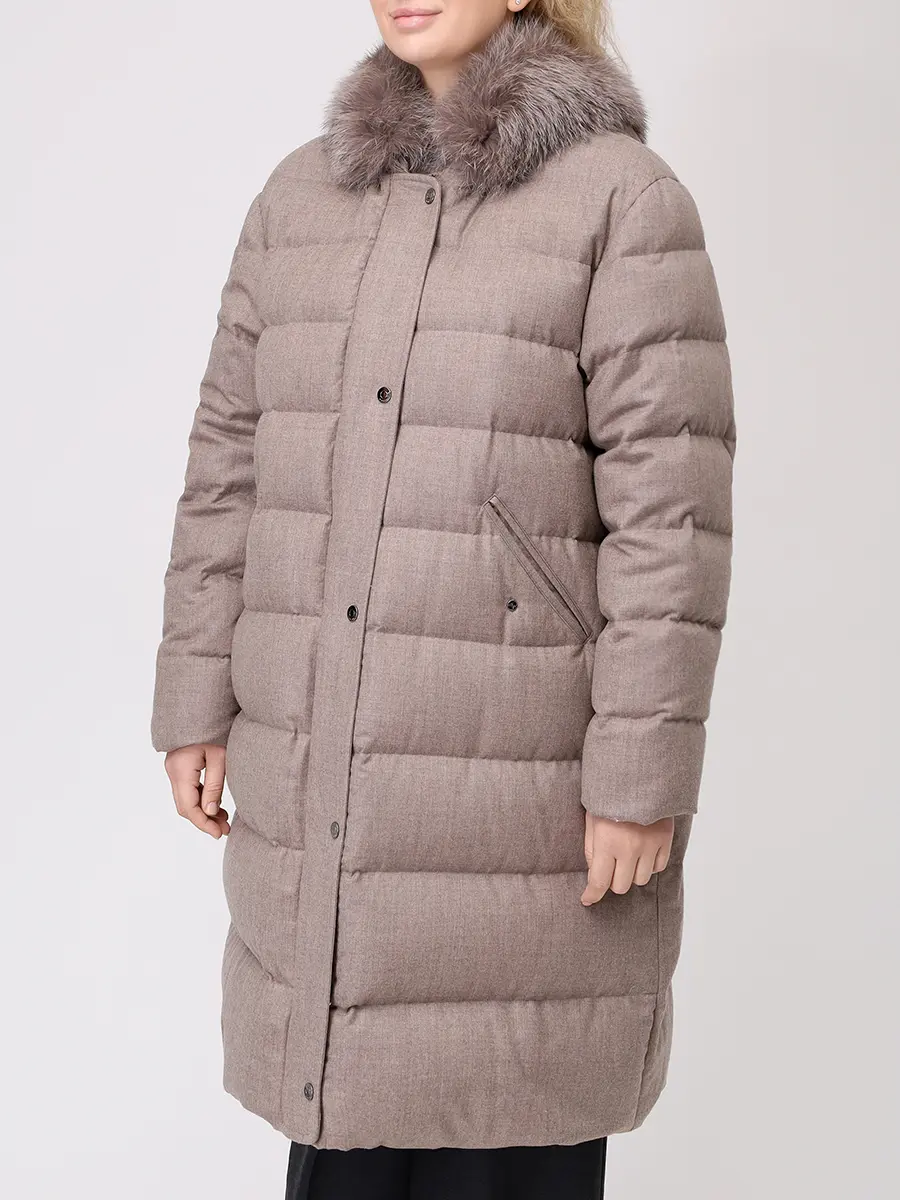 Пуховик стеганый