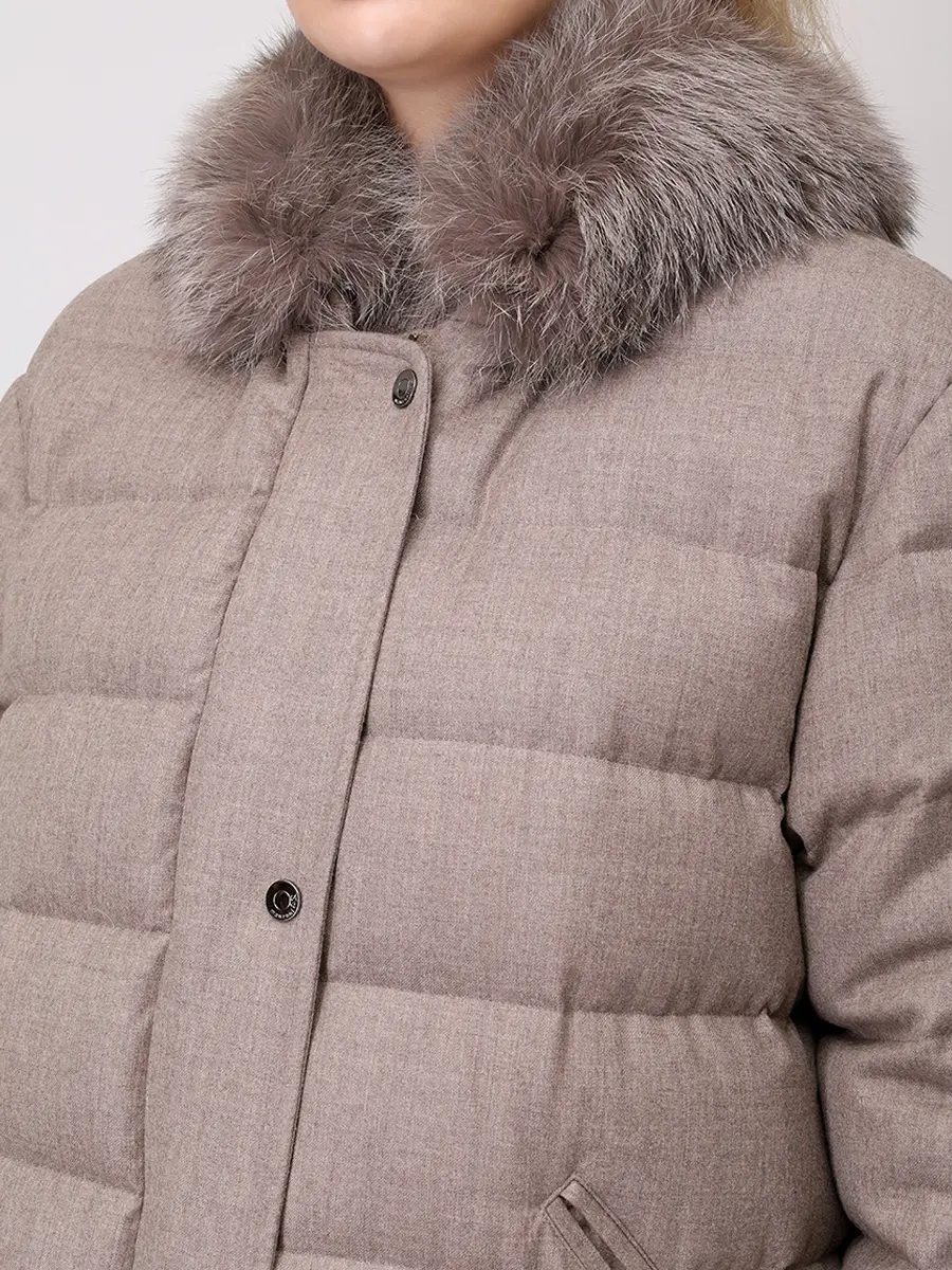 Пуховик стеганый