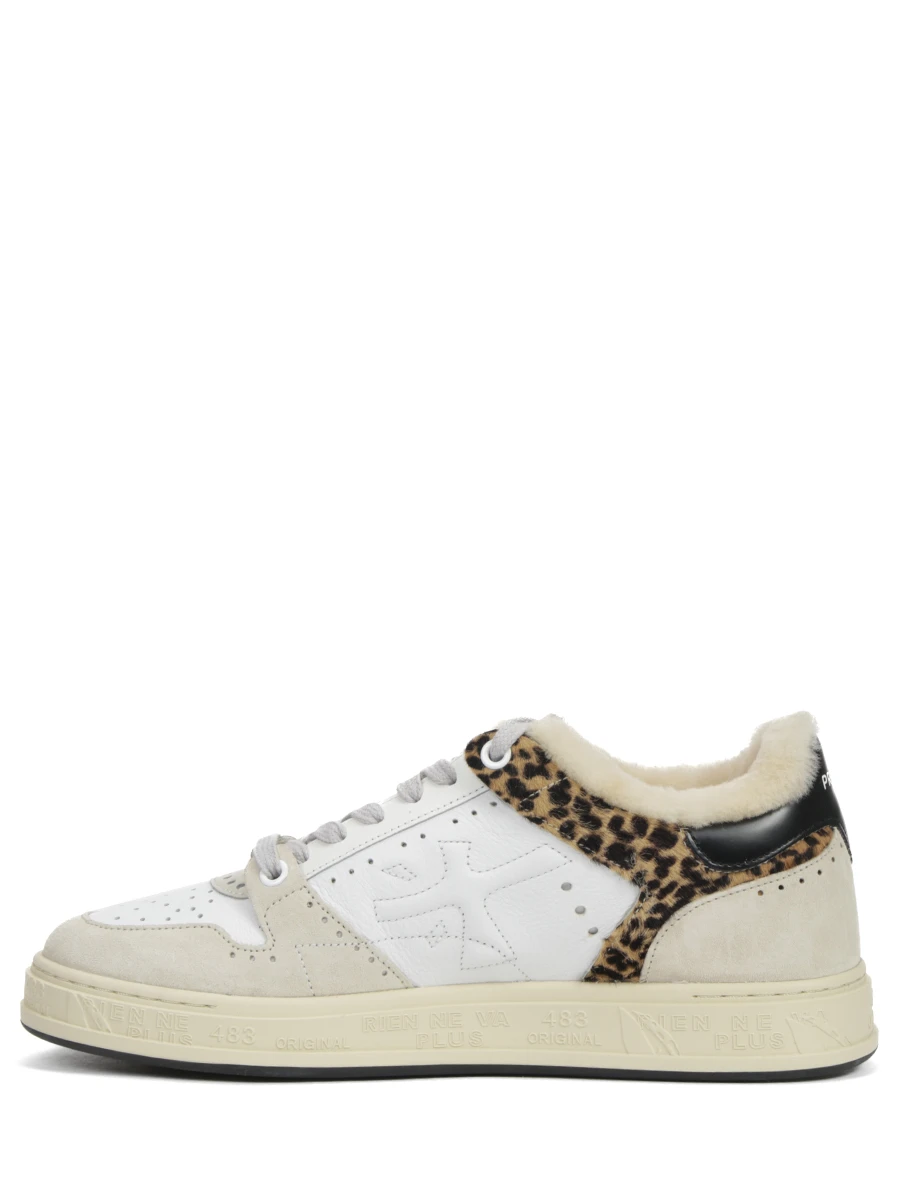 Кеды комбинированные на меху Quinn