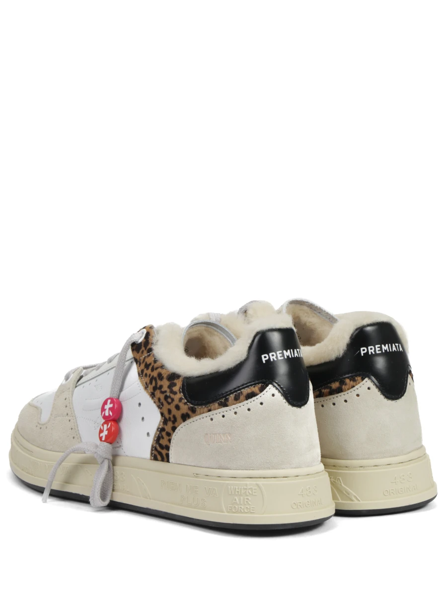 Кеды комбинированные на меху Quinn