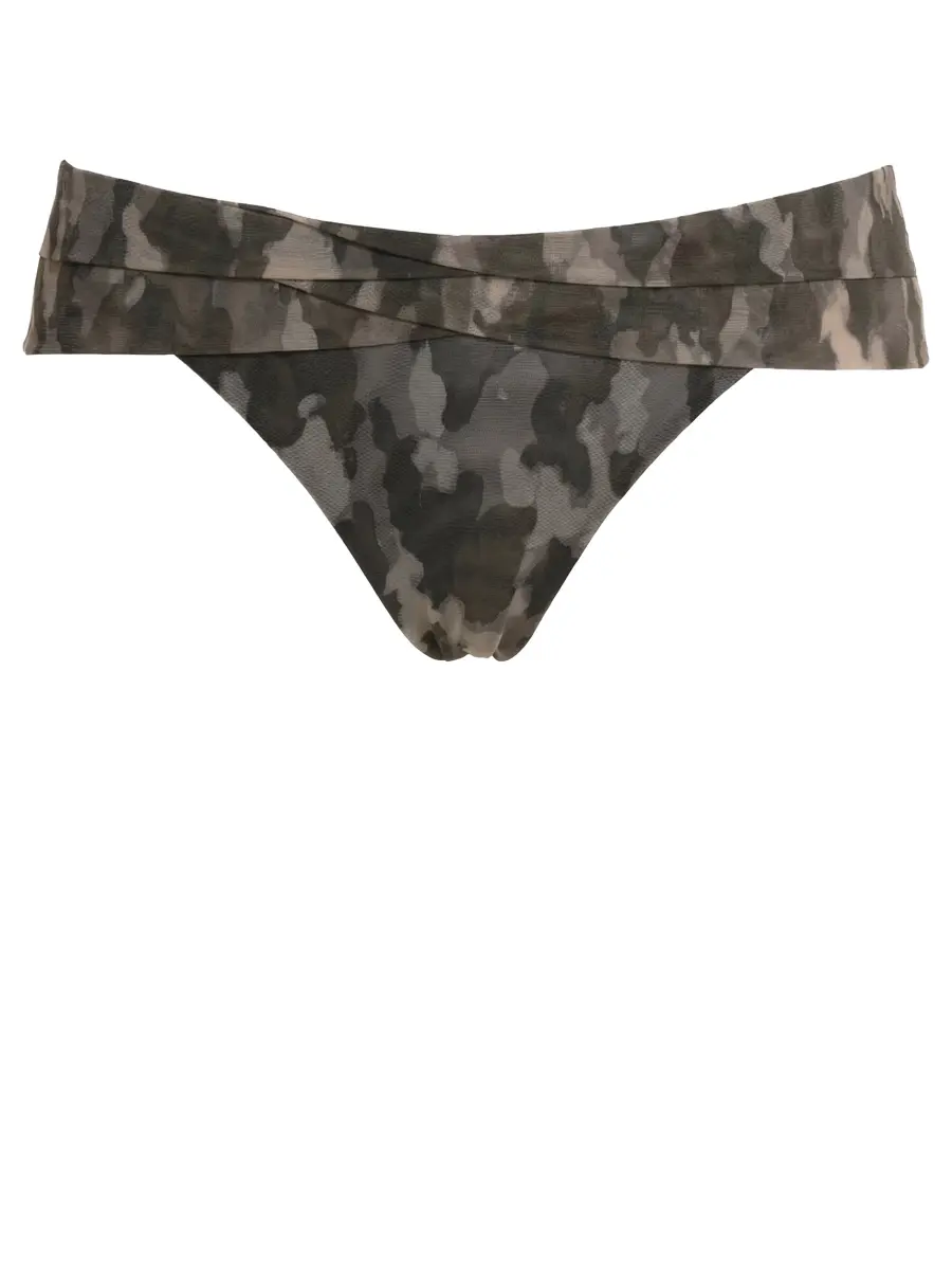 Трусы-стринг с принтом