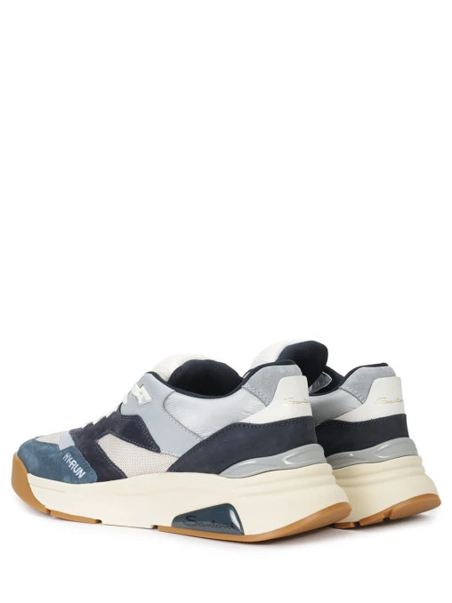 Кроссовки кожаные Hy-Run SANTONI