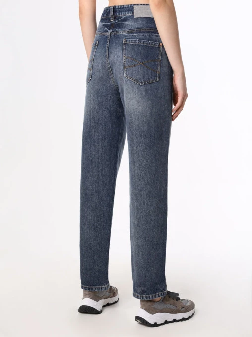 Джинсы хлопковые BRUNELLO CUCINELLI