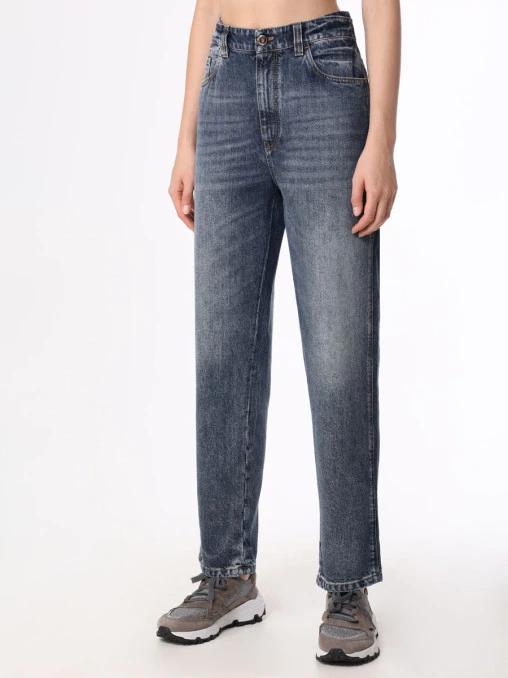 Джинсы хлопковые BRUNELLO CUCINELLI