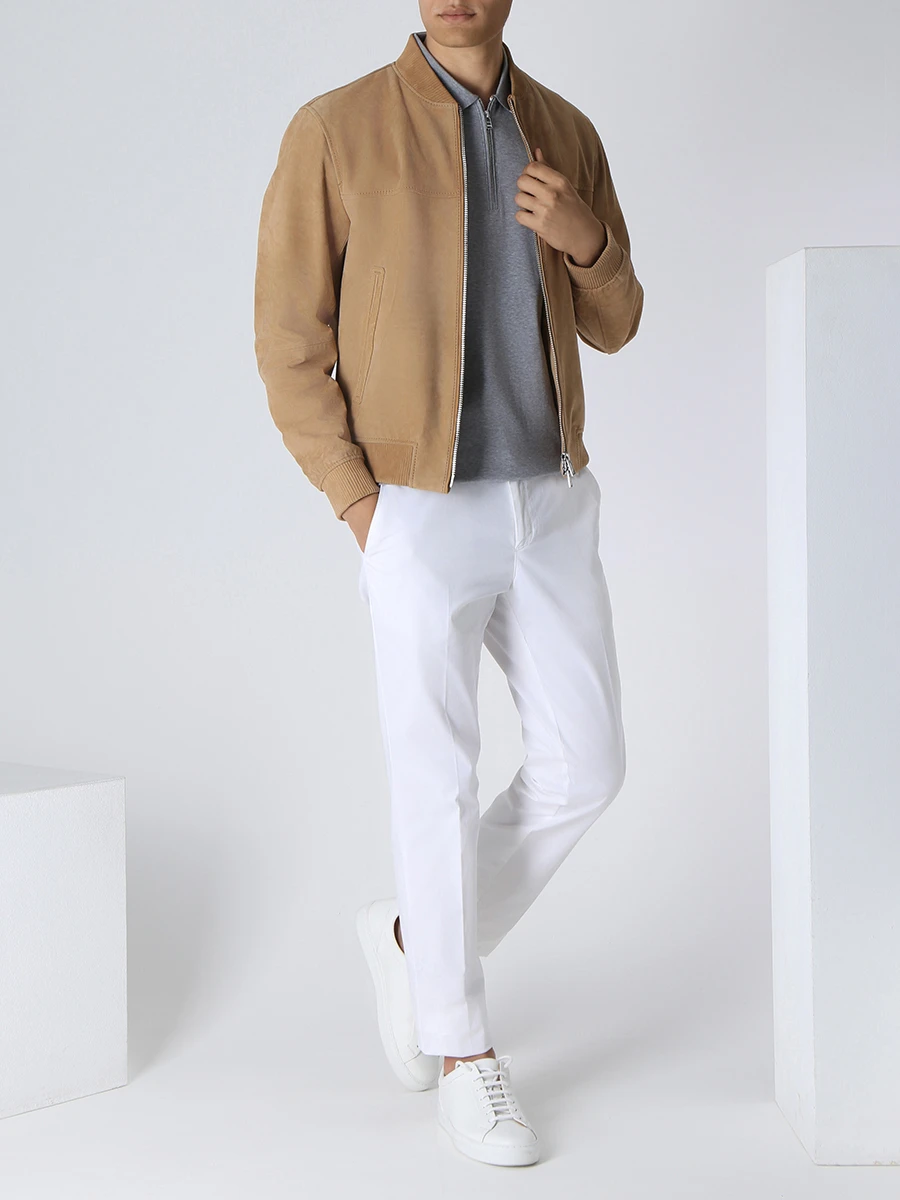 Поло Slim Fit хлопковое