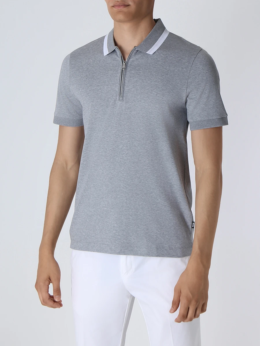 Поло Slim Fit хлопковое