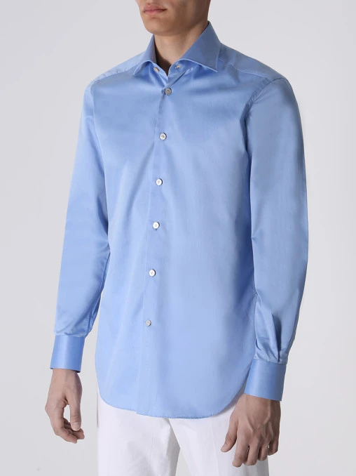Рубашка Slim Fit хлопковая KITON