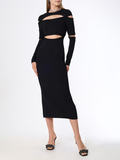 Платье из вискозы ELIE SAAB