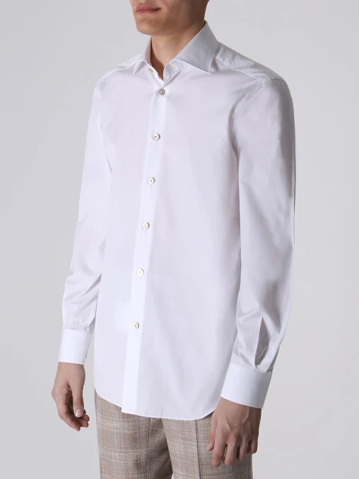 Рубашка Slim Fit хлопковая KITON