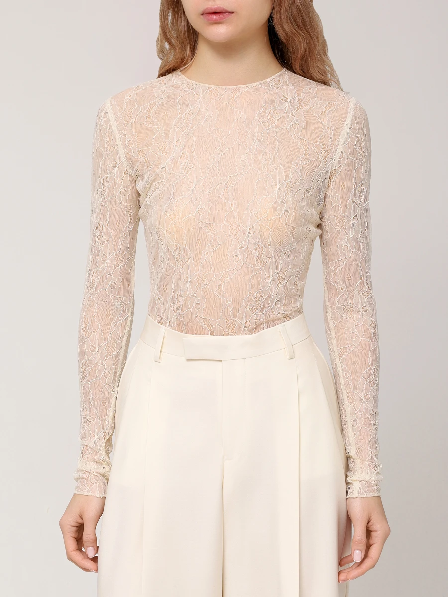 Боди кружевное