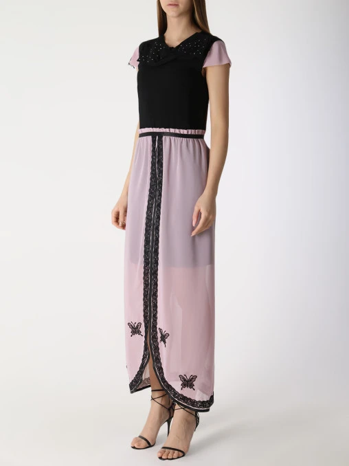 Платье из вискозы RED VALENTINO