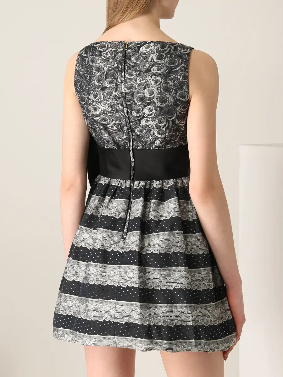 Платье с принтом