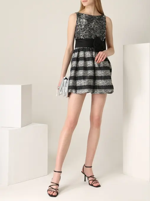 Платье с принтом RED VALENTINO