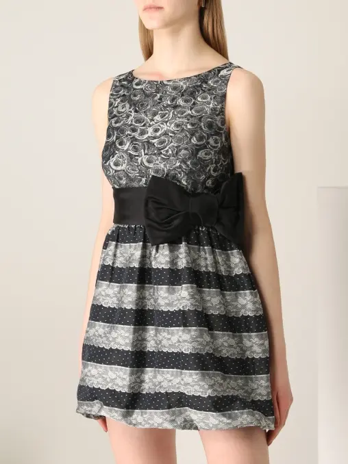 Платье с принтом RED VALENTINO