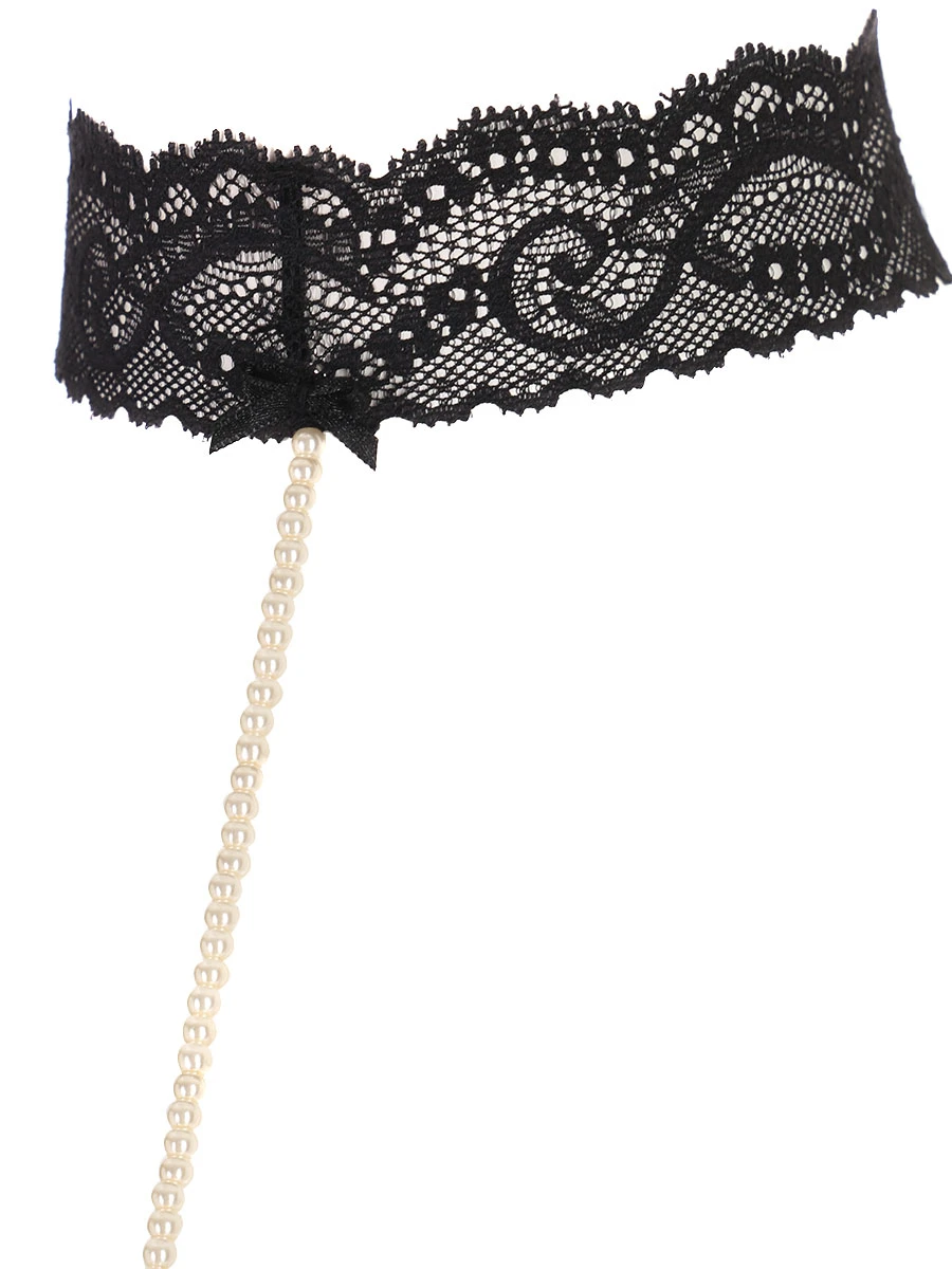 Трусы-стринг кружевные