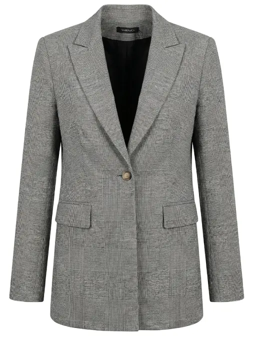 Пиджак в клетку VASSA&CO