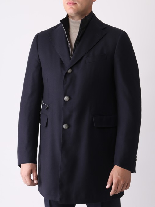 Пальто из шерсти и кашемира CORNELIANI