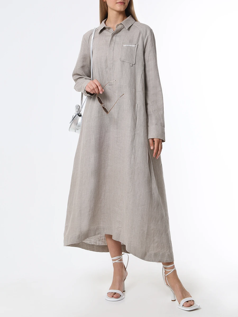 Платье льняное