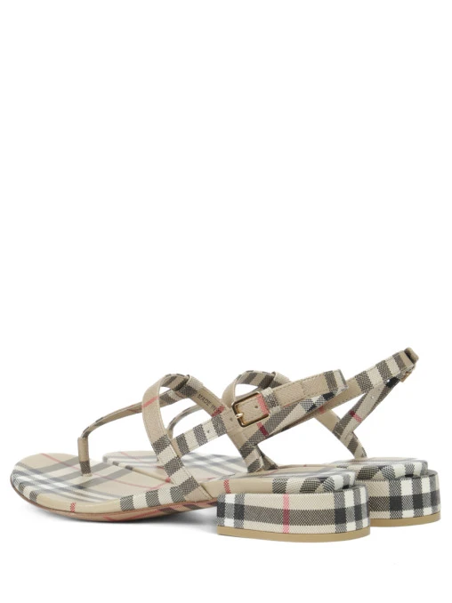Сандалии кожаные BURBERRY