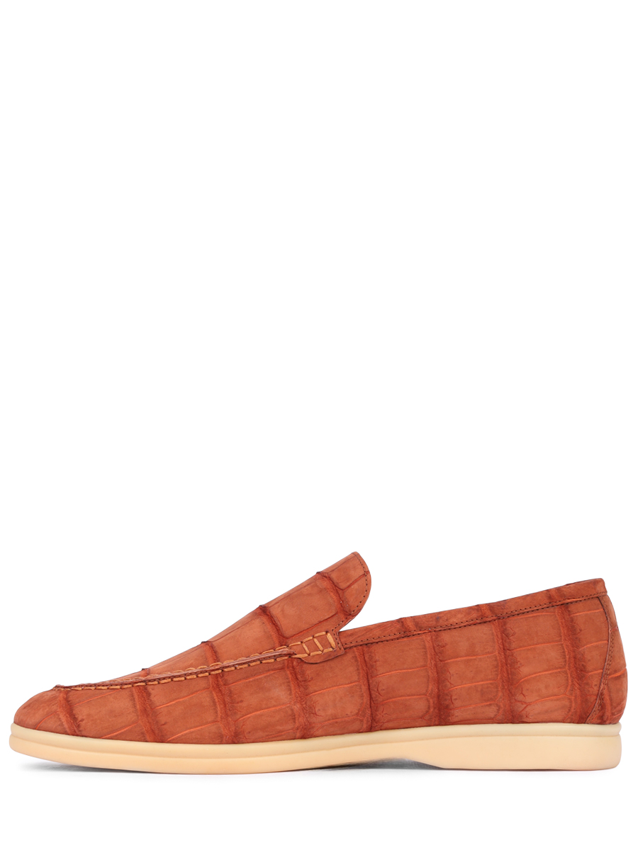 Лоферы из кожи крокодила