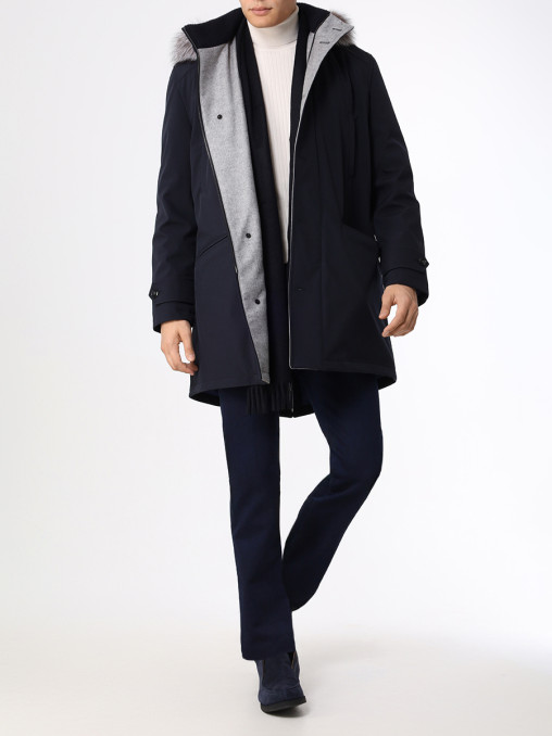Пуховик с мехом KITON