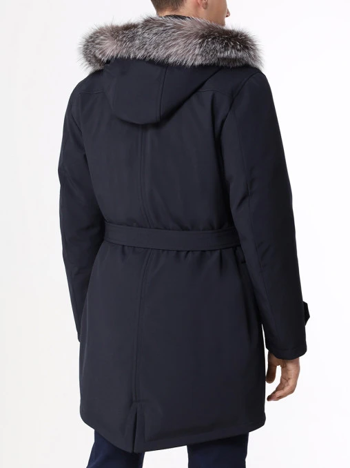 Пуховик с мехом KITON